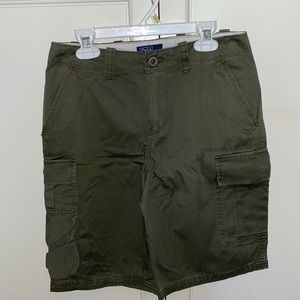 Army Green/ Olive Cargo Shorts